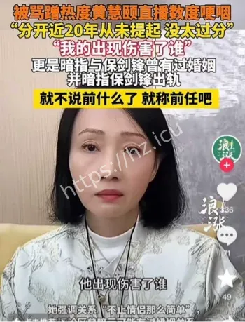 保剑锋黄慧颐旧恋